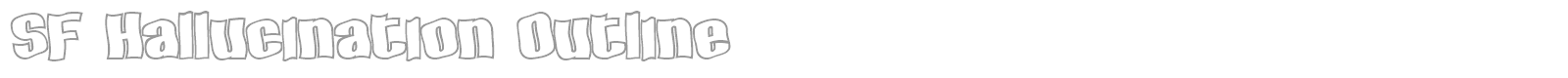 SF Hallucination font preview
